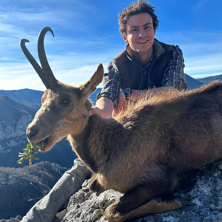 Chasse à l'isard dans les pyrénnées